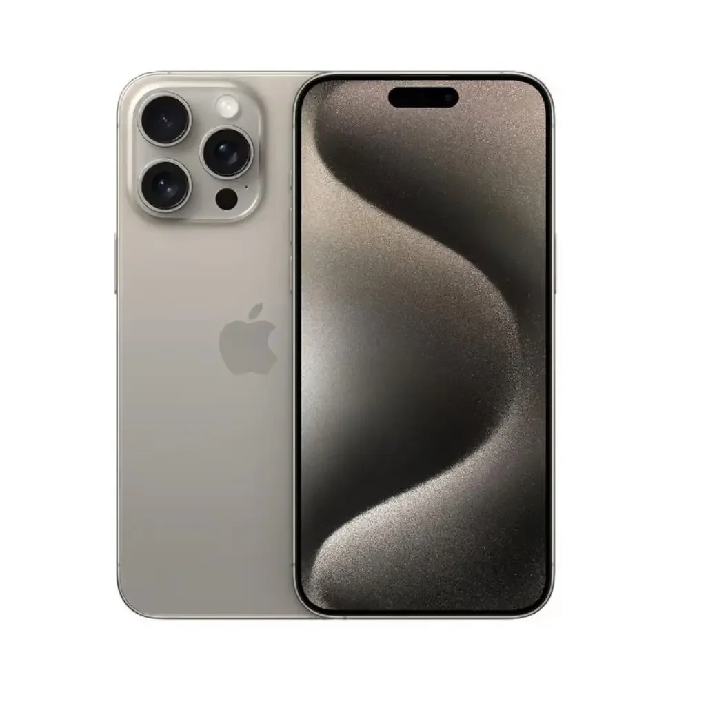 آيفون 15 برو ماكس 512GB — تيتانيوم طبيعي (مستعمل)