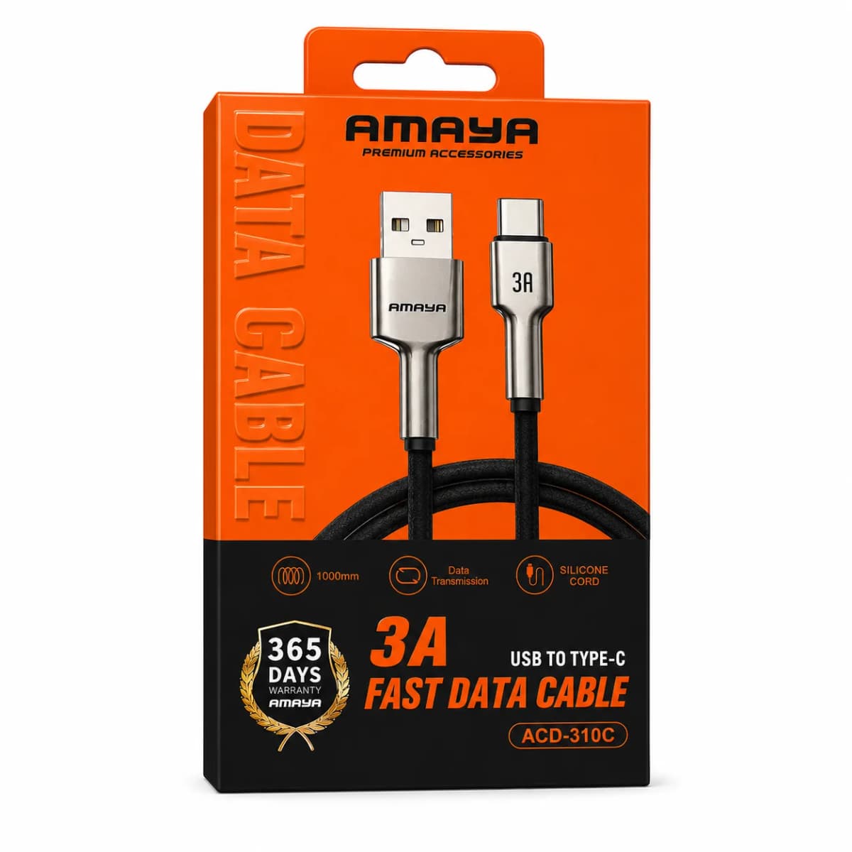 كابل AMAYA 310C — USB إلى Type-C