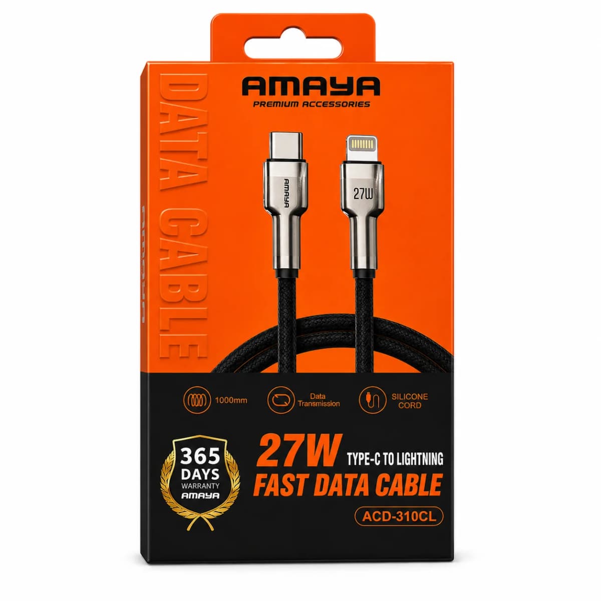 كابل AMAYA 310CL — Type-C إلى Lightning