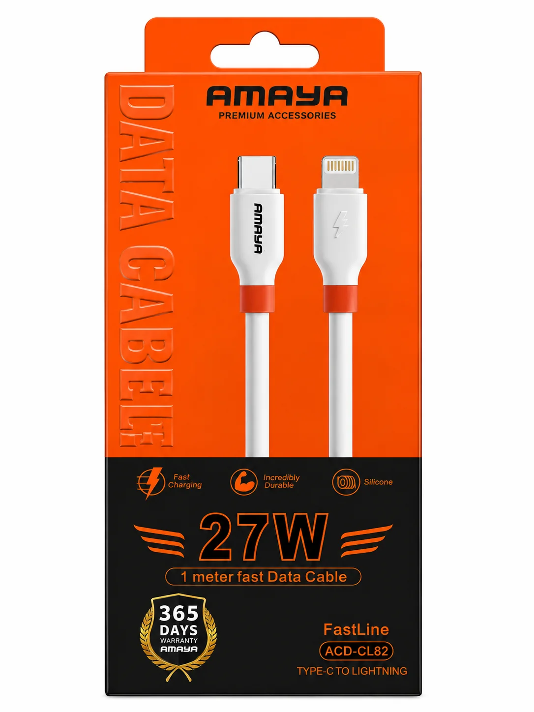 كابل AMAYA CL82 — Type-C إلى Lightning