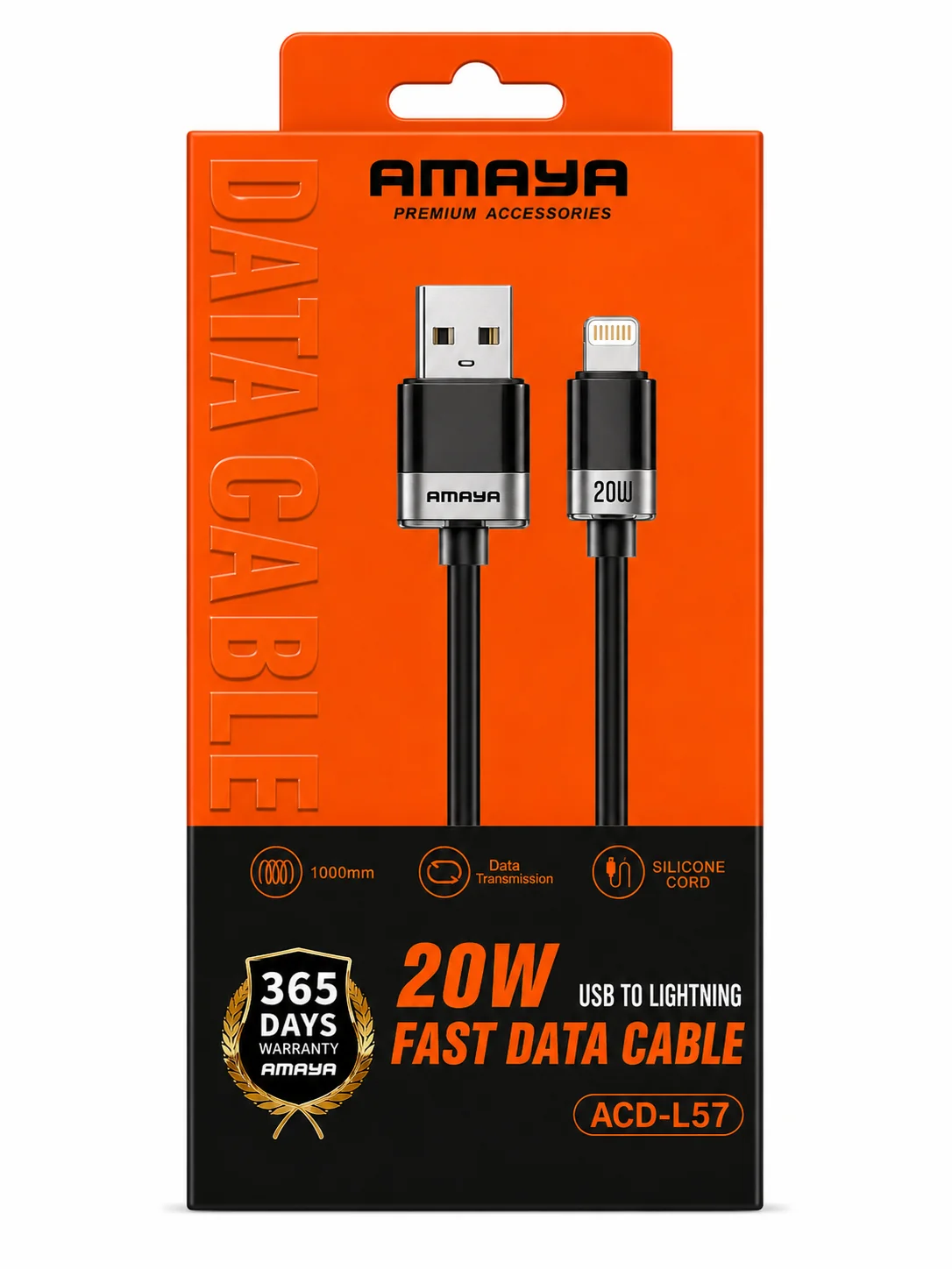 كابل AMAYA L57 — USB إلى Lightning