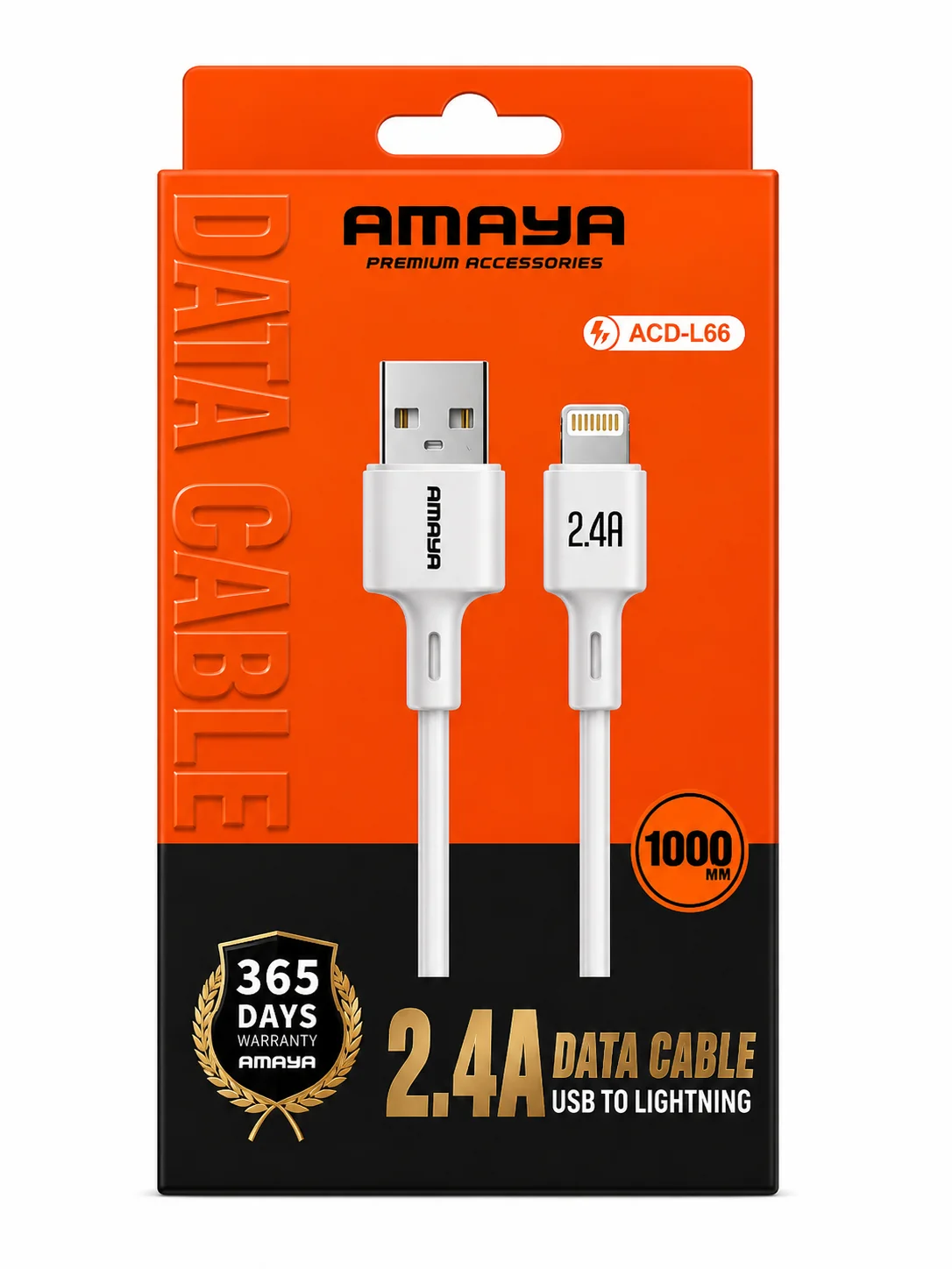كابل AMAYA L66 — USB إلى Lightning