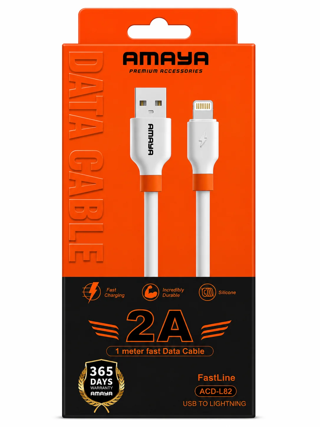 كابل AMAYA L82 — USB إلى Lightning