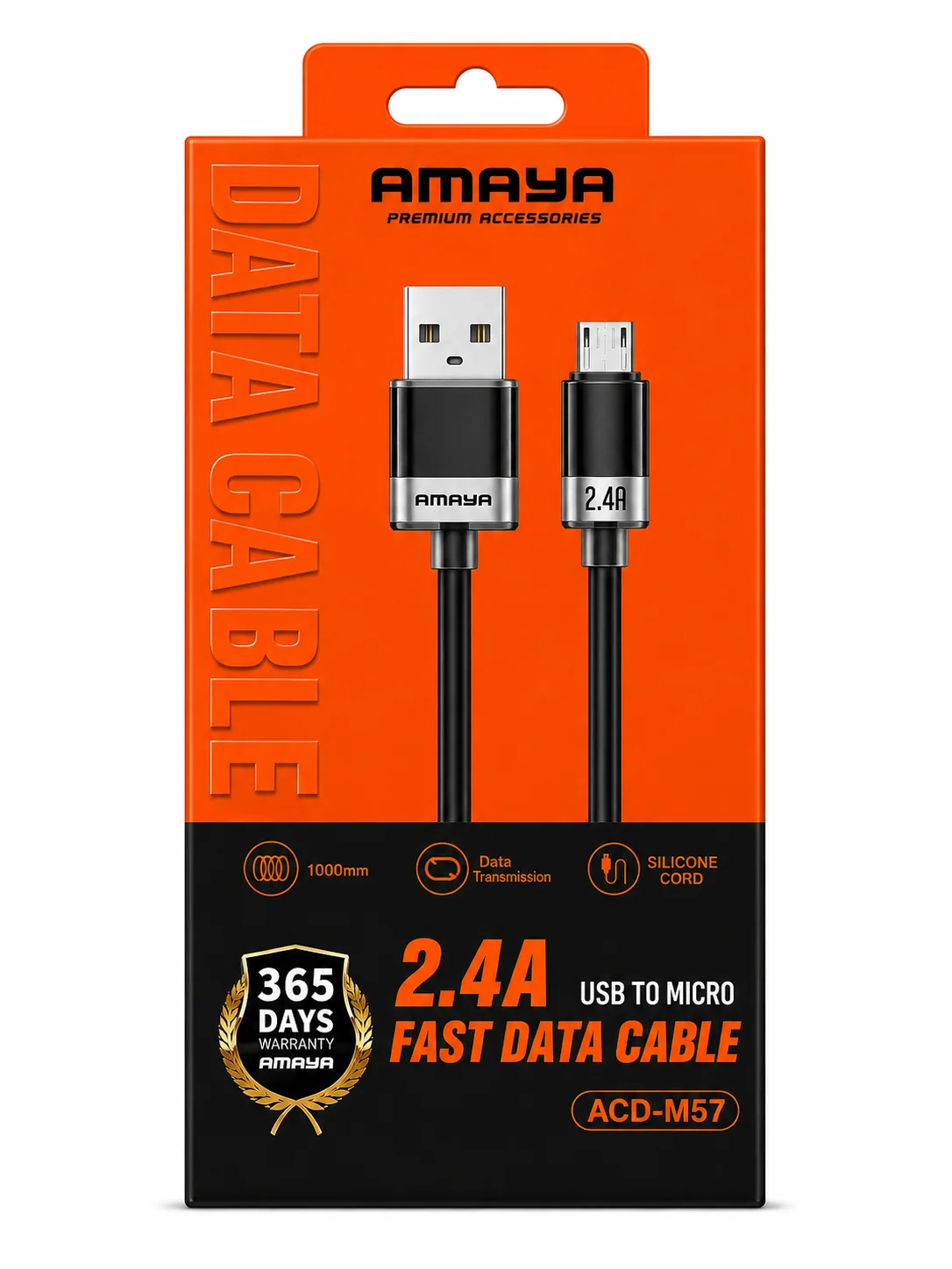 كابل AMAYA M57 — USB إلى Micro USB