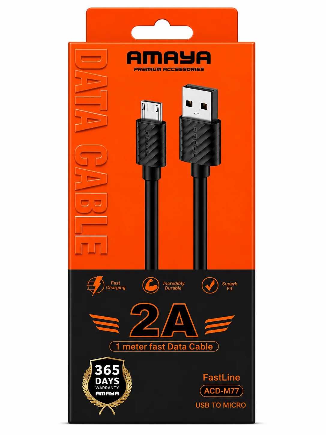 كابل AMAYA M77 — USB إلى Micro USB