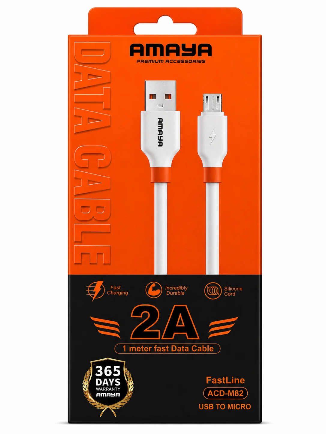 كابل AMAYA M82 — USB إلى Micro USB