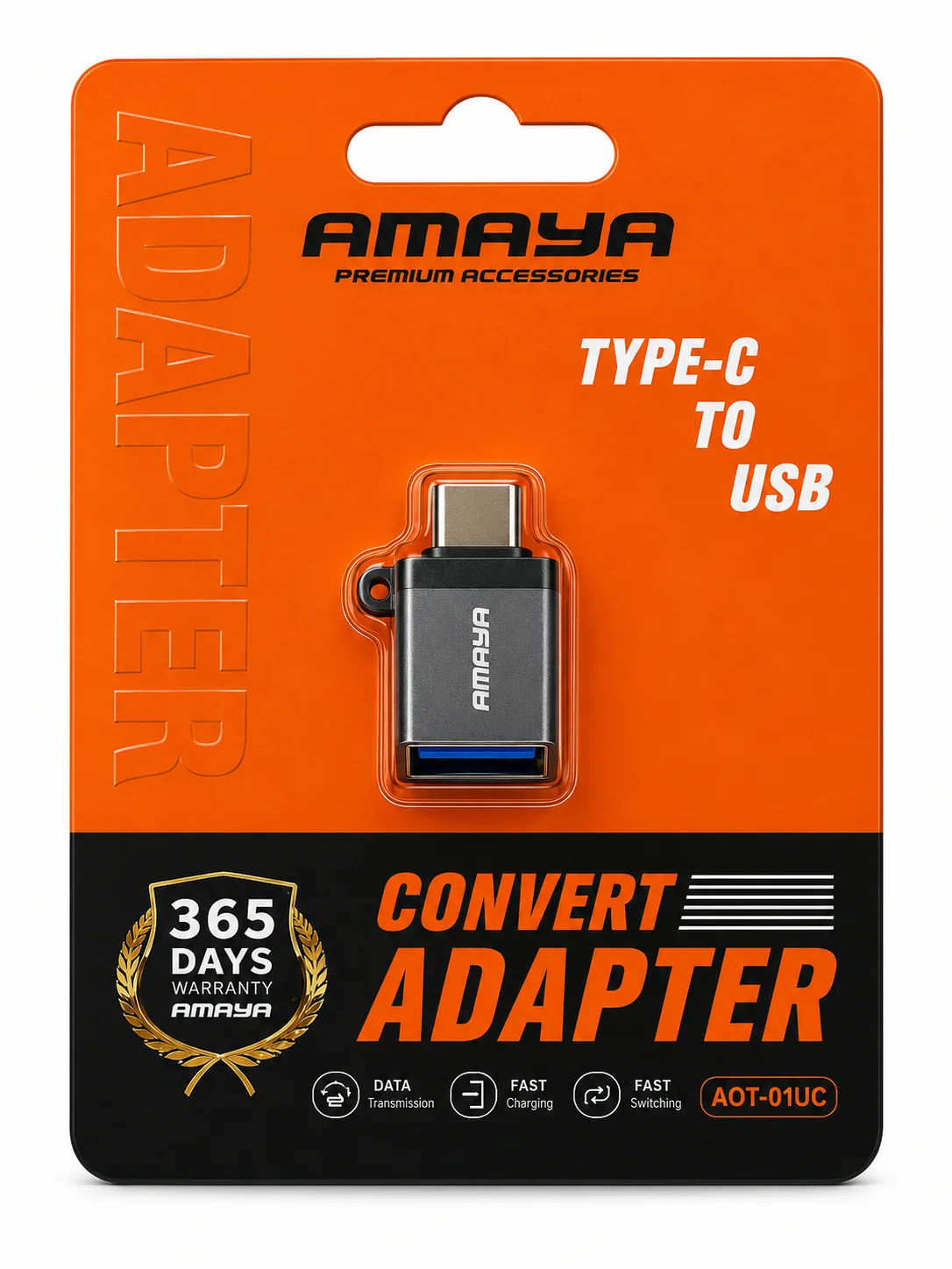 محول AMAYA OTG 01UC — USB إلى Type-C