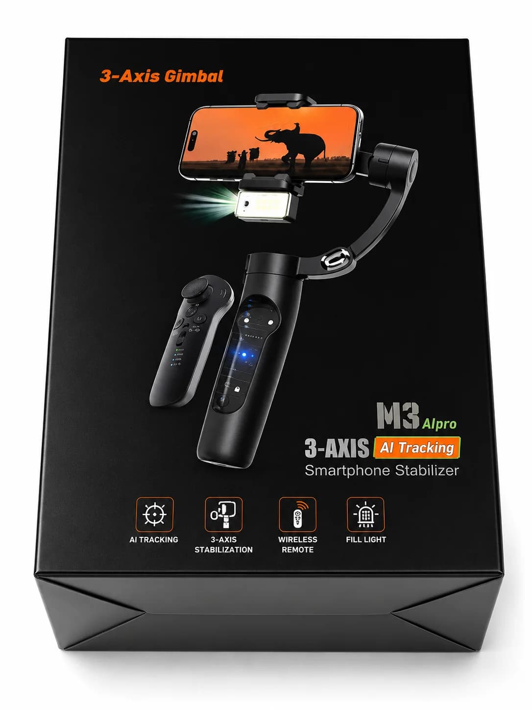 جمبل تثبيت الموبايل M3 (3 محاور)