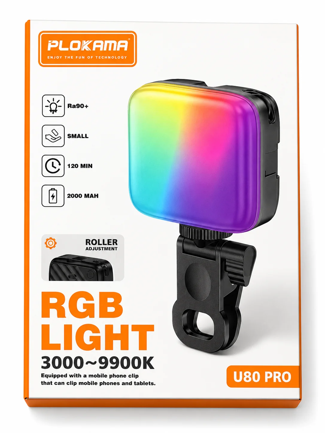 رينج تصوير مشبك للموبايل U80 PRO